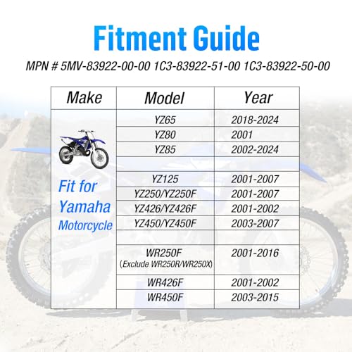 Maneta de freno delantero para Yamaha YZ125 y YZ450 en rutas de enduro 4