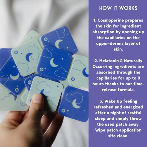 Klova Sleep Patches With Melatonin, Valerian, Gaba And Naturally Occurring Ingredients - Sleep Aid Alternative With Easy, Overnight Application That Helps Promote Higher Quality Restorative Deep Sleep #TOP5