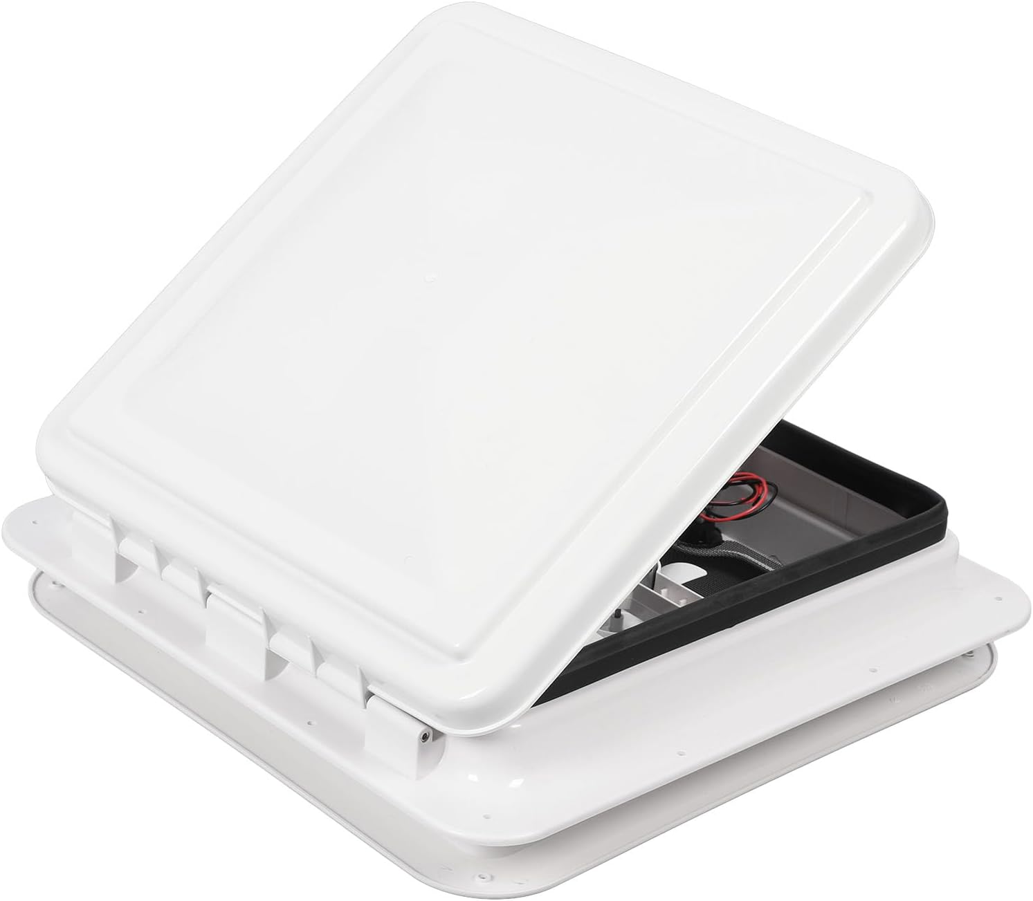 RV Roof Vent Fan, ABS Material, Dual Functionality with Adjustable Angle, Ideal for RVs and Trailers