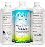 Stain Remover And Odor Eliminator - Mattress, Baby Crib, Pet Bed, Couch, Carpet, Blood, Poop, Vomit, Urine, Incontinence Treatment For Household Maintenance Issues- Plant-Based, Enzyme Formula. 32oz