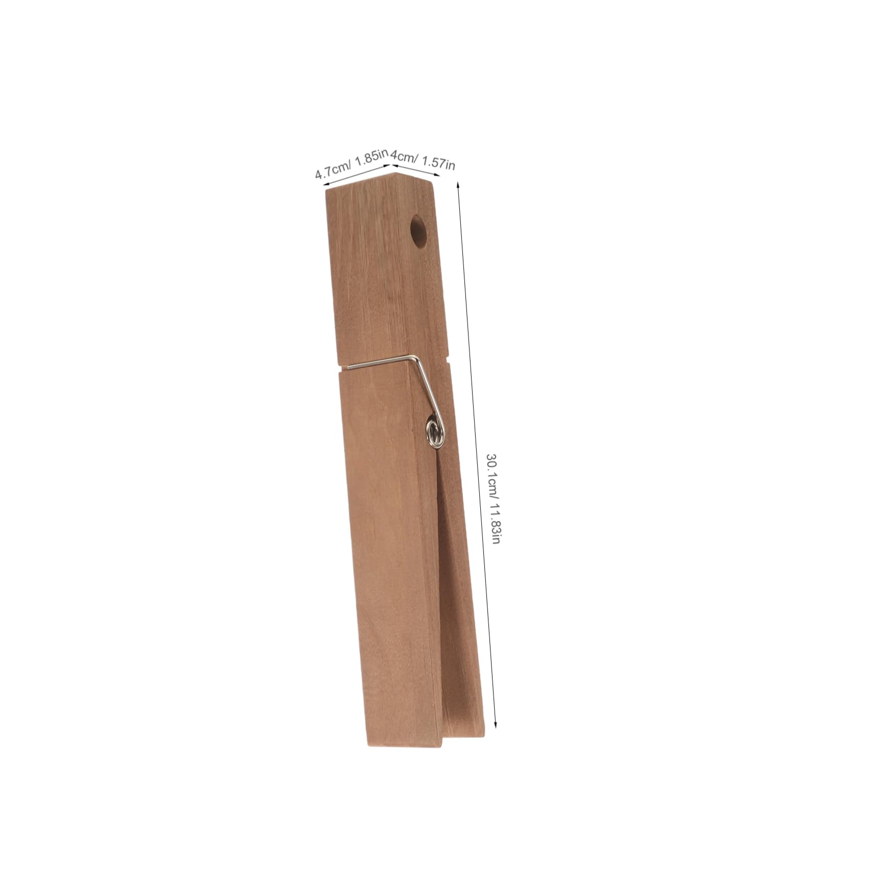 TOPBATHY 5 Mollette Giganti Per Il Bagno Resistenti Mollette in Legno Per Asciugamani