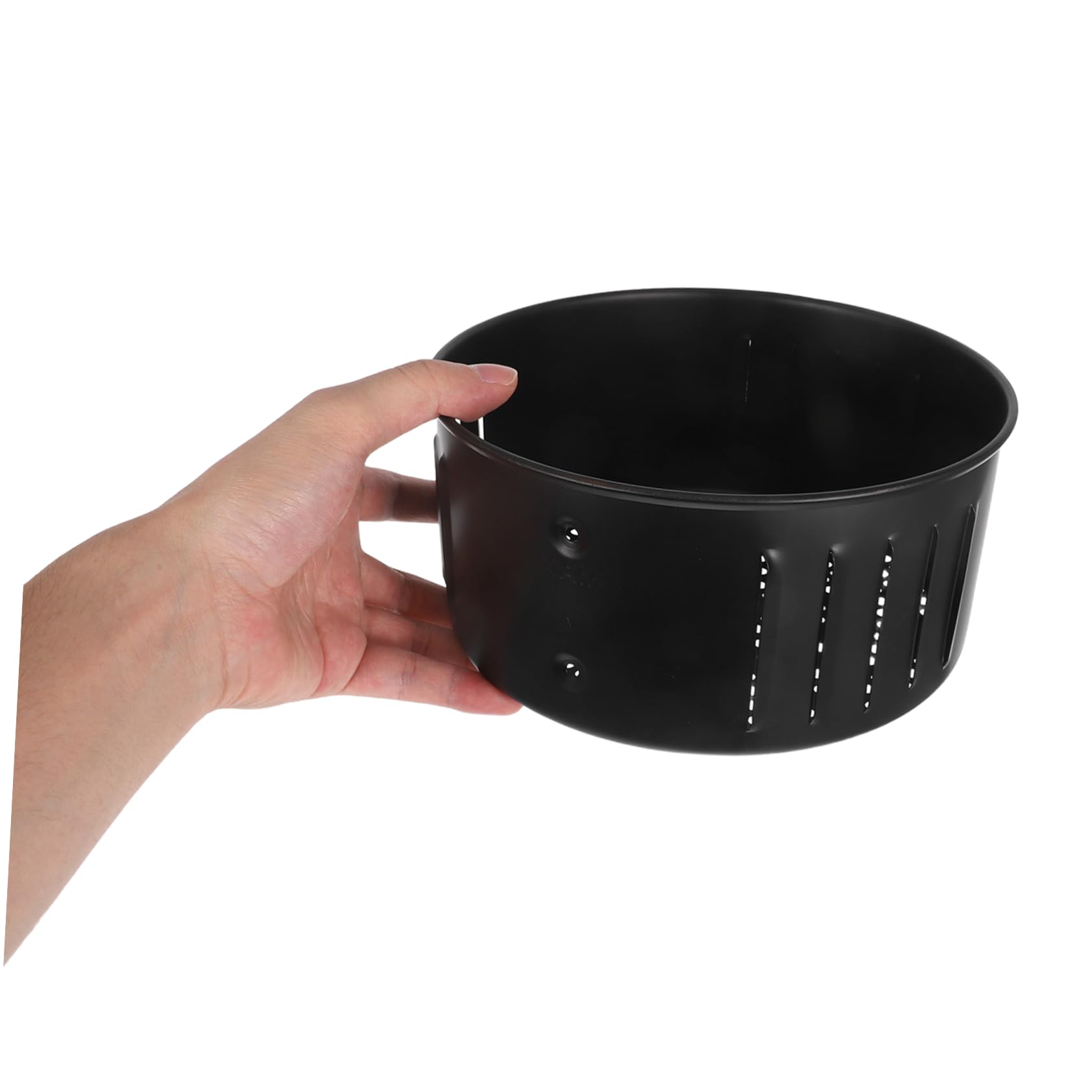 Gatuida Cesta para Accesorio Adecuado de Acero al Carbono 2.6l Negra, Fácil de Instalar y Apta para Lavavajillas Cocinar Saludable para Freidora de Aire