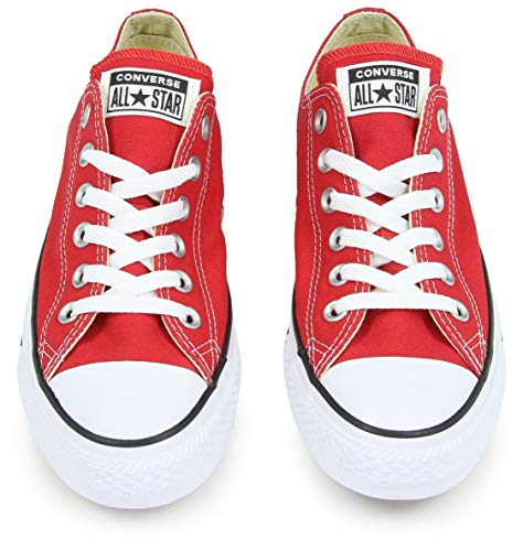 Converse Unisex Classic Chuck Taylor All Star Low Top Sneakers (11 B(M) US Women / 9 D(M) US Men, Red)3