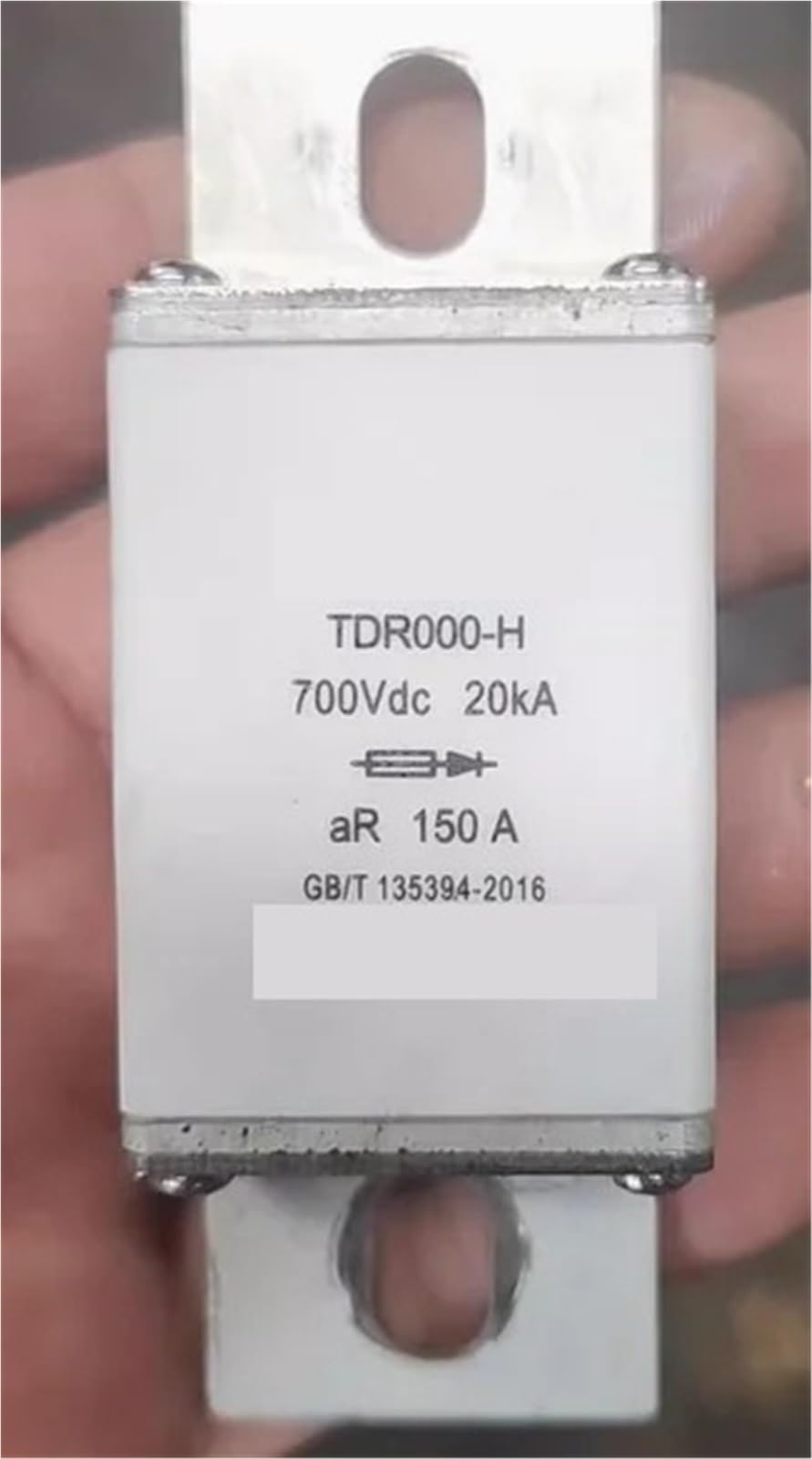 Fusibles TDR000-H 700 V CC 100A pour stations de recharge électrique