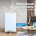 Daikin MCB50YSAU Room Air Purifier for Home, HEPA, Activated Carbon, Pre-Filter and UVC LED Light, Zero Ozone Product, CARB Certified, 10.5 x 10.5 x 19.5 in