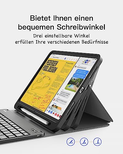 Inateck Tablet-Tastatur Hülle für iPad 10. Generation und Pro