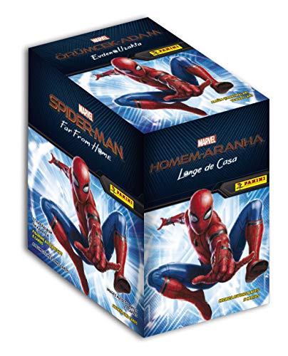 Preisvergleich Produktbild Panini Spiderman Far from Home Box mit 50 Hüllen, 2513-004