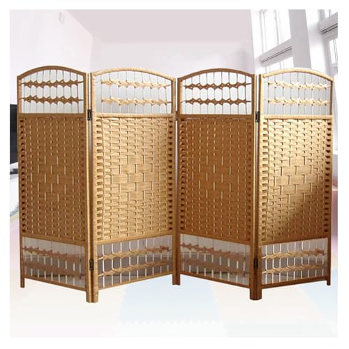Cloison de séparation temporaire en tissu occultant jaune compact 4 pcs