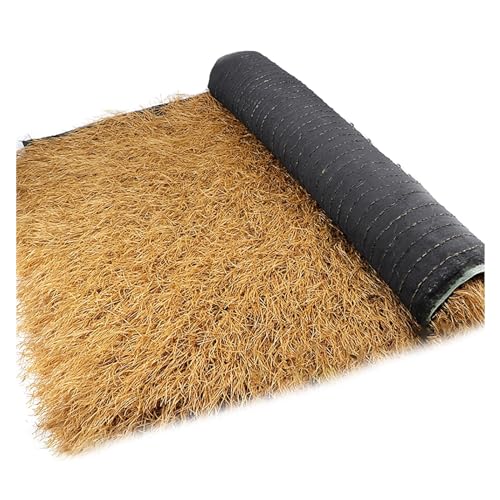 Techo de paja mexicana artificial en rollo de 1x2m para decoracion exterior de jardin