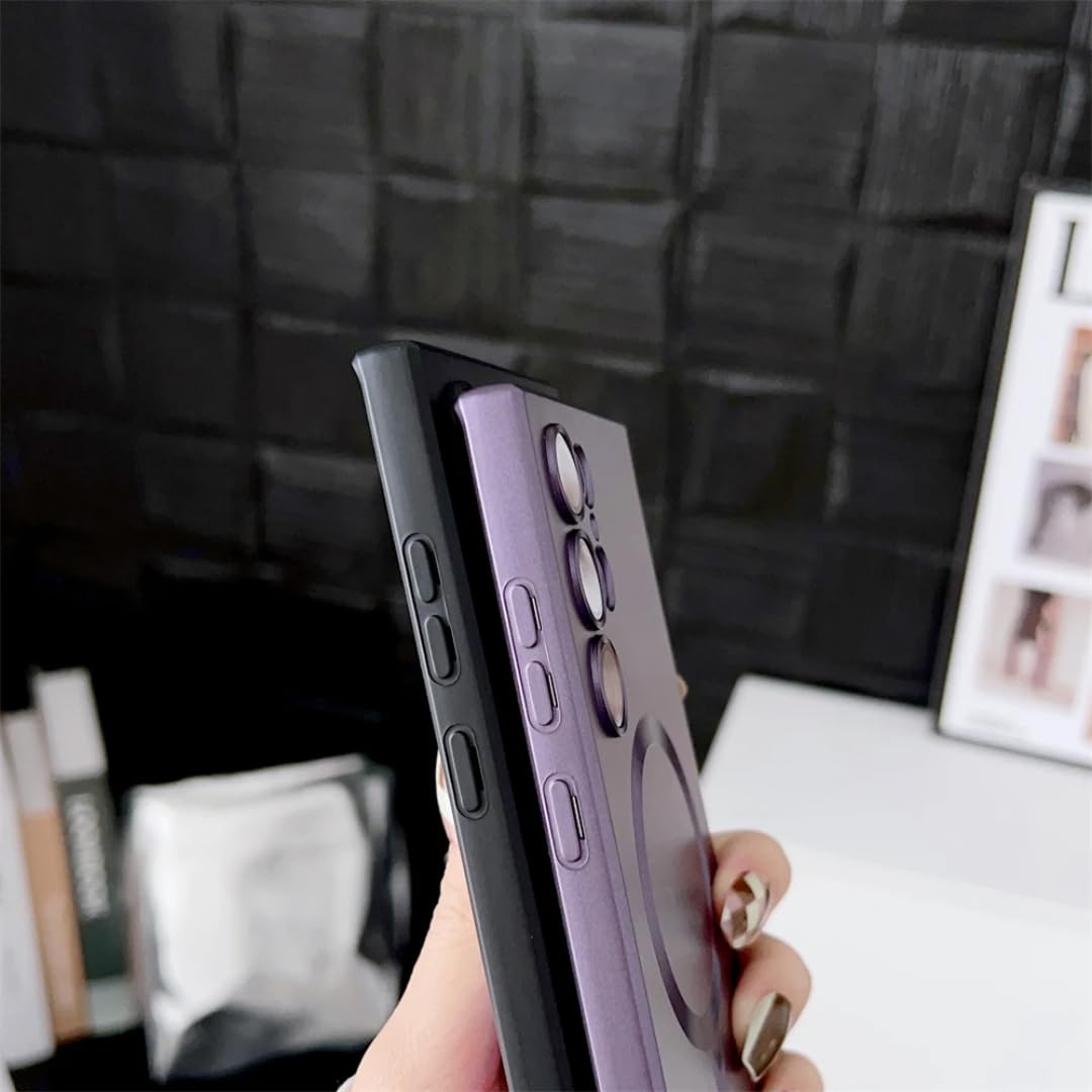 Amazon.co.jp: RNOZX Galaxy S24 FE用 高級マットマグネット式ケース