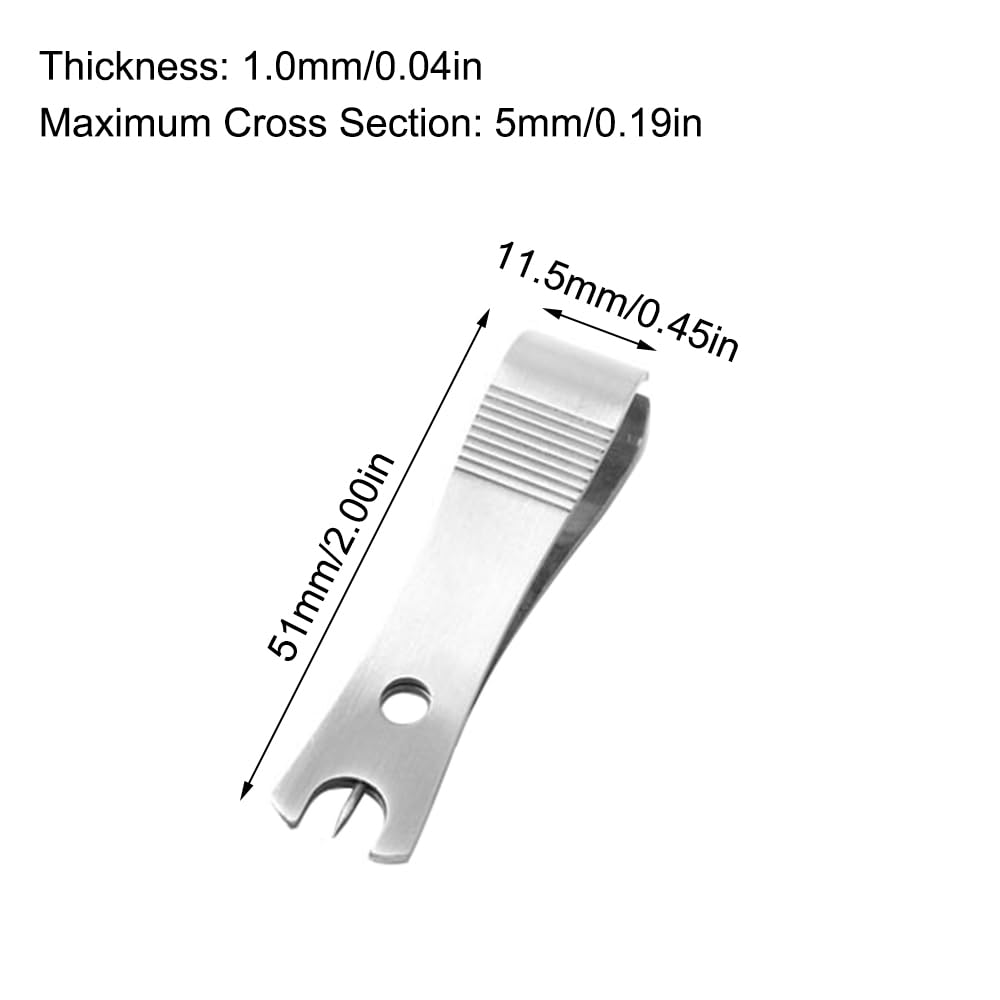 SEIWEI 2PCS Fishing Line Cutter, Fishing Line Nipper with Pin, for Clean Hooks and Feathers Line, Stainless Steel Fishing Line Clipper Fishing Tackle Scissors (Black)