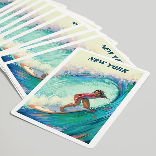 Lantern Press New York Vitamin Sea Baraja Póker 52 cartas miniatura 5