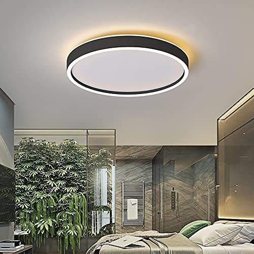 Plafonnier suspendu LED dimmable et télécommandé pour séjour