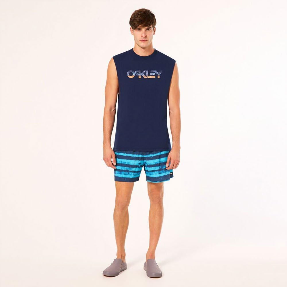 Oakley Men's Blur Stripes Recycled 16" Beachshort