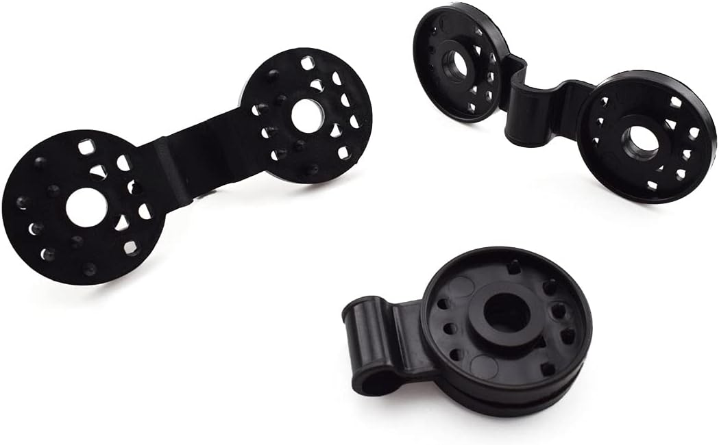 24PCS Shade Cloth Plastic Clips Black Shading Net Fixed Round Clip image 2