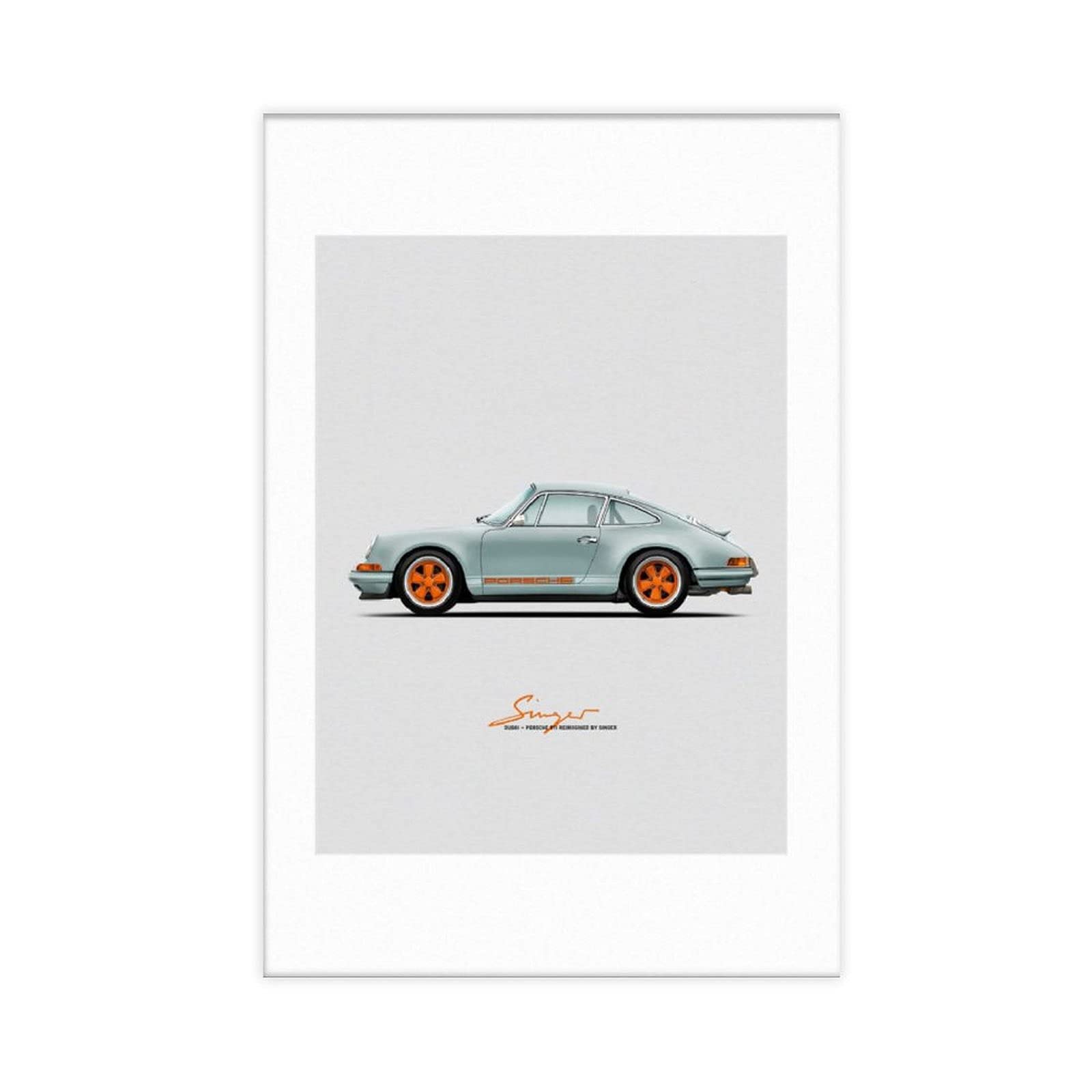 ZXXJ Dubai Porsches 911 Reimagined by Singer Poster Canvas Wall