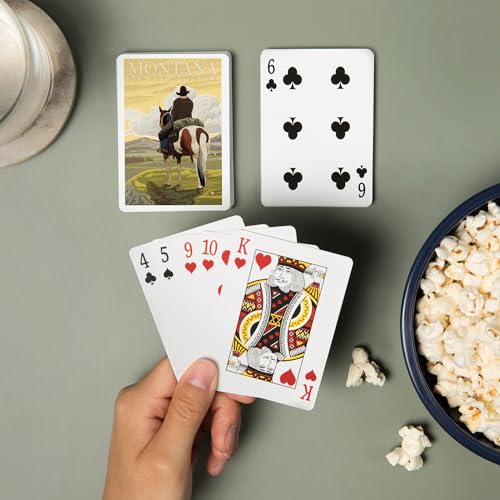 Lantern Press Montana Naipes Póker 52 Cartas Adultos miniatura 2