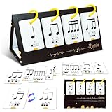 【音楽愛好家へのホリデーギフト】このリズムトレーニングカードセットを使えば、リズム感覚と協調を簡単に養うことができます。音楽愛好家や音楽を愛するすべての人に喜ばれるので、ホリデーシーズンのギフトに最適です。 【リズムを効率的に認識できる独自のデザイン】練習カードは独特なデザインで、ユーザーが魅力的な方法でリズムを素早く認識し、音楽学習の進歩を促します。各セットには4つのグループのカードが含まれており、各グループには18枚のカードがあり、合計72枚のカードがあります。各カードは表裏で1拍に対応して...