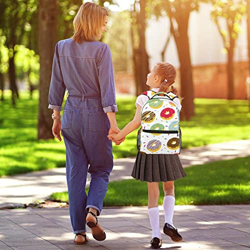 Sac à dos pour livres d'école motif de beignets légers garçons et filles - 5