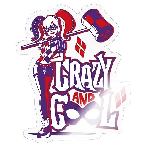 Spreadshirt Super Hero Girls Harley Quinn Sticker Cover