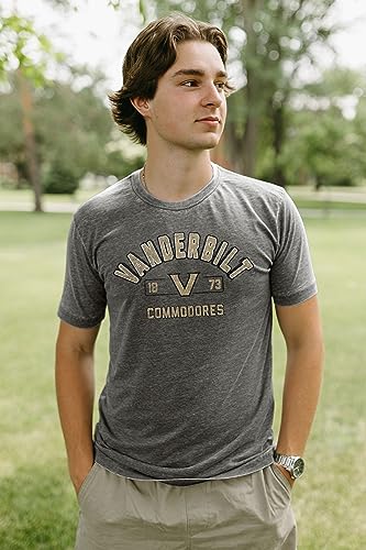 Vanderbilt Commodores NCAA Officially Licensed T-Shirt Burnout Smoke Signal, Large