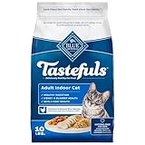 Blue Buffalo Blue Tastefuls Natural Adult Indoor Cat Chicken & Brown Rice Recipe Food for Cats 10 lb