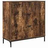 vidaXL Aufbewahrungseinheit rechteckiger Buffet-Servier-Schrank modernes Sideboard Raumorganisator für Wohnzimmer, Esszimmer, Küche - Möbel-Lösungen für Dein Zuhause