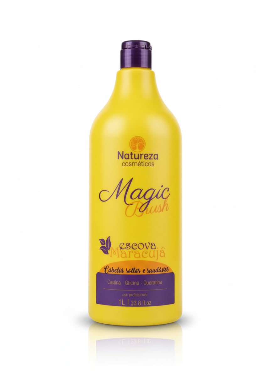 Keratyna do prostowania włosów Natureza Magic Brush 1000ml escova maracuja
