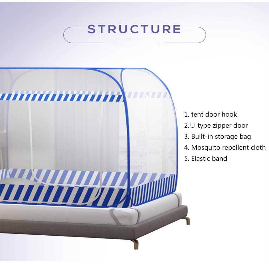 Pliant Tente Moustiquaire Pour Le Lit Anti-moustiques Adultes