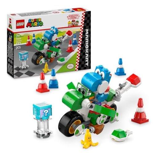 LEGO Super Mario : Mario Kart – Yoshimoto - Jouet de Construction et Cadeau pour Enfants - Set de Collection pour garçons, Filles et passionnés de Jeu vidéo dès 7 Ans 72031
