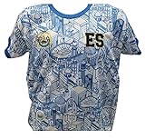 Camisa Seleccion de El Salvador, el País que te vío nacer, Diseño con graficos monumentos importante