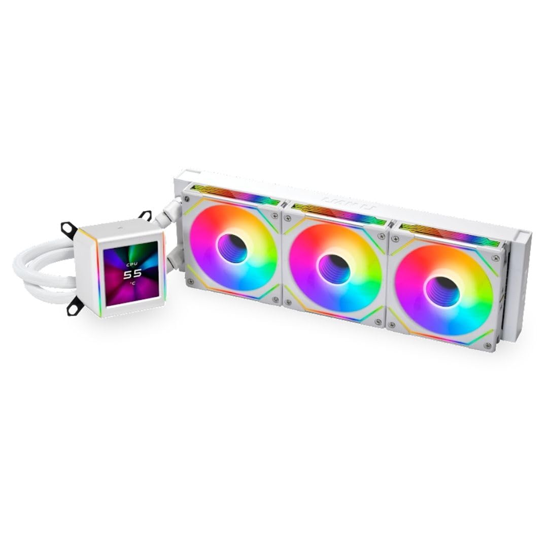 PC用ファン・クーラー LIANLI Galahad II LCD 360 SL-INF WT Amazon | LIANLI 水冷CPUクーラー Galahad II LCD 360 SL-INF