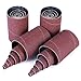 LotFancy 24PCS Spindle Sanding Sleeves, 80 Grit, Aluminum Oxide Abrasive, 4-1/2” Length (4 Each of 1/2”,3/4”,1”,1-1/2”, 2” and 3”