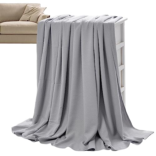 Fowybe Manta refrescante de Fibra de bambú | Edredón Fino de Verano - Edredón De Aire Acondicionado para Fibra De Bambú Ligero Y Delgado Transpirable Amigable con La Piel