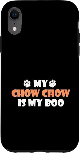 iPhone XR My Chow Chow Is My Boo Halloween Dog Owner Case