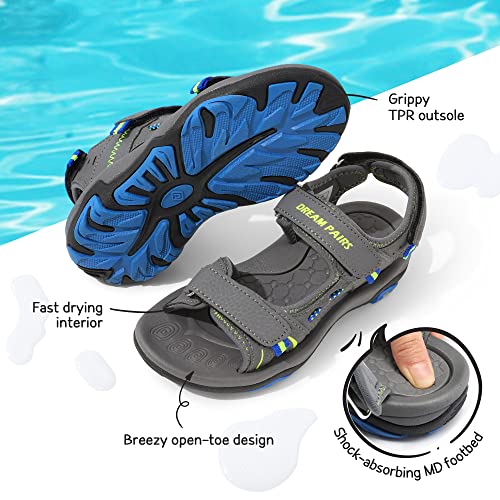 Image of DREAM PAIRS Boys Girls Sandals Kids Athletic Summer Sports Water Shoes for Toddler /Little Kid /Big Kid