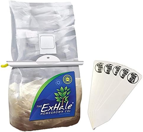 Exhale Homegrown CO2 Bag Homegrown with Hanger for Grow Rooms & T...