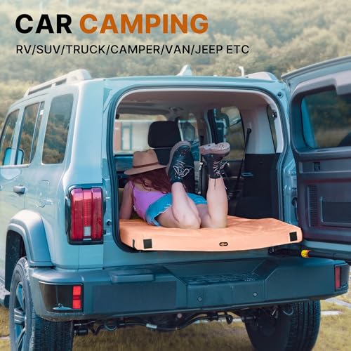 GAIALOOP Floor Memory Foam Car Camping Bed Glamping Roll Up Futon Mattress, Japanese Floor Sleeping Mat Camp Cot Mattress Pad Travel Guest Side Sleepers [Cot: 72 * 24 * 3\'\'] - Thumbnail 7