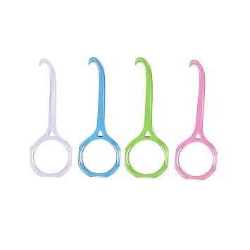 4 Pieces Aligner Removal Tool for Invisible Removable Braces, Invisible Braces Removal Hooks, 4 Colors