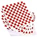 Extra Large, Grease Resistant Red Sandwich Liner 300 Sheet Pack. Microwave Safe 15x15 in Wax Paper Deli Wrap for Restaurants, Churches, BBQs, Concession Stands, School Carnivals, Fairs. Made in USA.