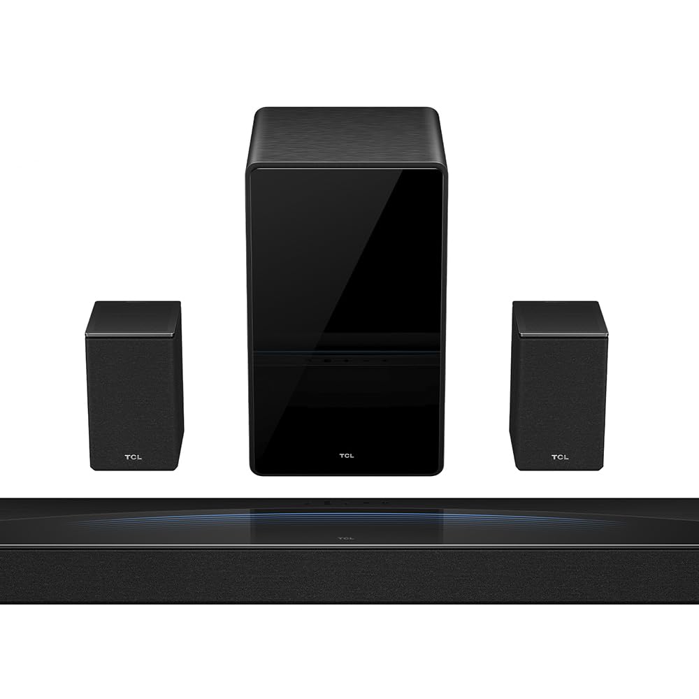 Caixa de Som Soundbar TCL 7.1.4 Canais Q85H Pro Preto Bivolt