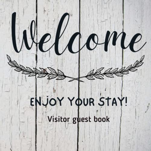 Guest Book for Vacation Home, Visitor Guest Book Enjoy Your Stay,...
