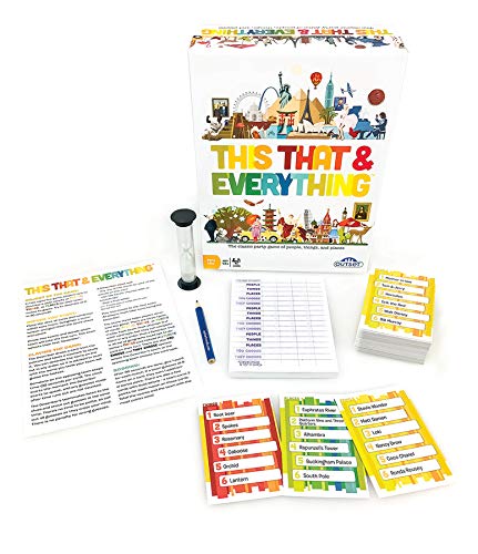 This That and Everything Party Game - Contains 100 Double-Sided Cards About Everything - Trivia Game for Kids Ages 12 and up by Outset