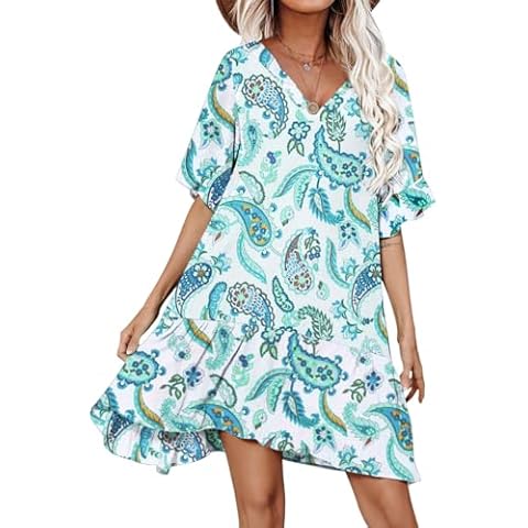 Aoulaydo Bathing Suit Coverups for Women Sexy Bikini Beachwear Ruffle Slevess Swimsuit Cover Ups Cover