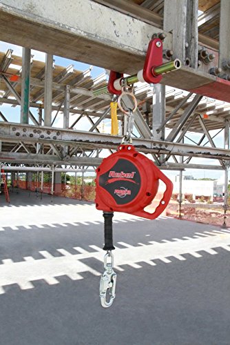 Miniatura 4 de 3M Protecta Rebel 3590501 Línea de vida autorretráctil, cable de acero inoxidable de 33 pies, carcasa termoplástica, mosquetón, capacidad de 420