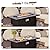 Shintenchi 45 Inch Propane Fire Pit Table with Glass Window Protector, Outdoor 50,000 BTU Steel Gas Fire Pit with Lid, Glass Crystal Stone, Waterproof Cover and Rattan Pattern,Brown Top