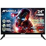 SANSUI 24 inch 768P DLED Smart WebOS TV | Small Television with chromecast Built in...