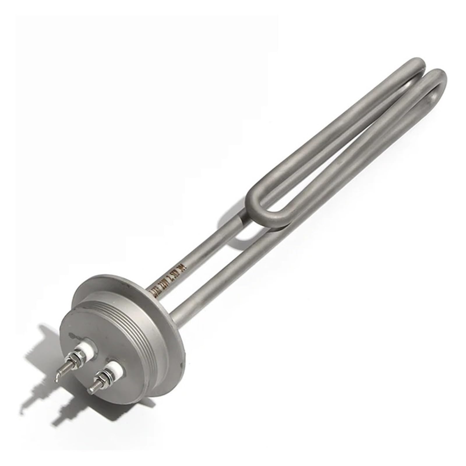 2-calowy Potrójny Zacisk OD 64 Mm Grzałka Zanurzeniowa Z Kołnierzem 2,5 KW / 3, Zakrzywiony U Elektryczny Element Grzejny Do Parzenia Wody Szybkie Nagrzewanie(A,2500W)