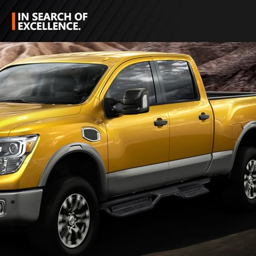 Estribos laterales compatibles Nissan Titan 2004-2025 miniatura 4