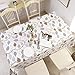 Heavy Duty Vinyl Tablecloth with Flannel Backing Waterproof Oil-Proof Plastic Table Cloth Stain-Resistant Wipeable Rectangle or Square Table Cover for Indoor and Outdoor (Leaves, 54X54 Inch)